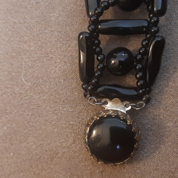 Antique black coral bracelet - Picture 3 of 6